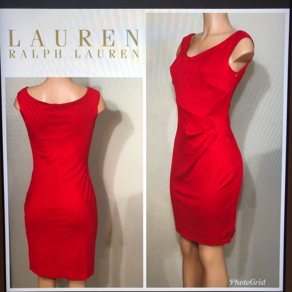 Lauren Ralph Lauren Dresses & Skirts - Lauren Sheath Dress NWOT. Red for the Holidays